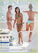 Vanessa Hudgens & Ashley Tisdale - wearing bikinis on a yacht in Miami 05/17/2014