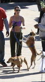 Kristin Davis in bikini top & Kim Cattrall filming 