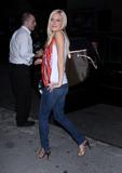 Heidi Montag arrives at the Late Show with David Letterman in New York City