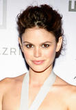 Rachel Bilson shows legs in short body hugging white dress at The Whitney Contemporaries' Art Party and Auction