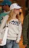 Geri Halliwell and boyfriend shopping at Brent Cross shopping centre, London