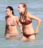 Chloe Sevigny in bikini on the beach